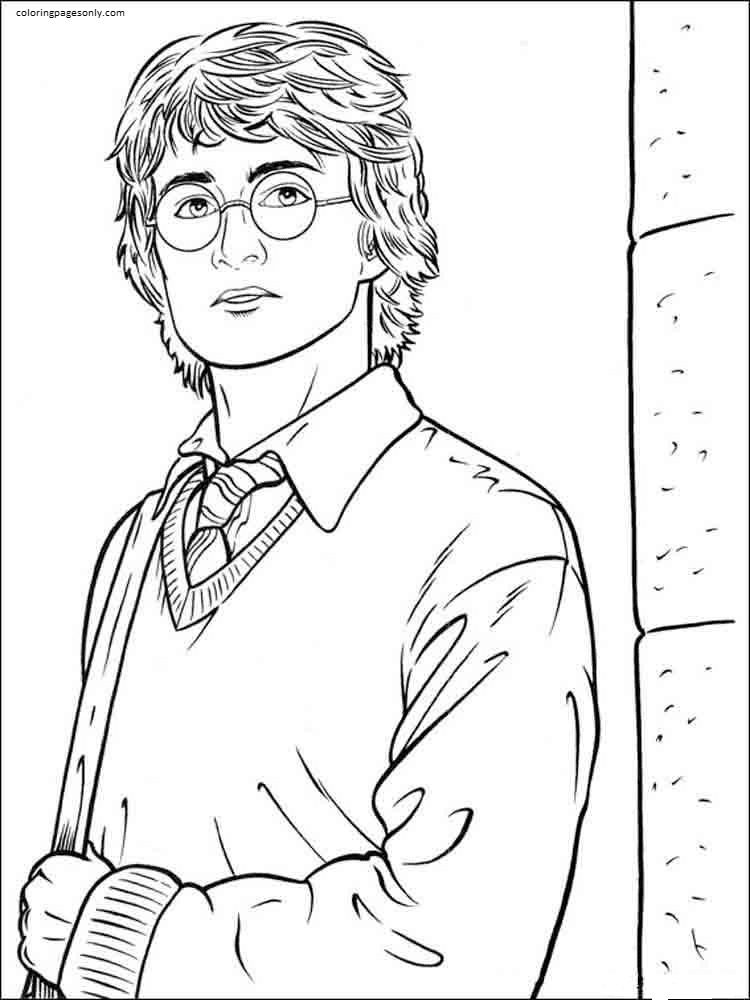 Harry Potter Coloring Pages Printable for Free Download