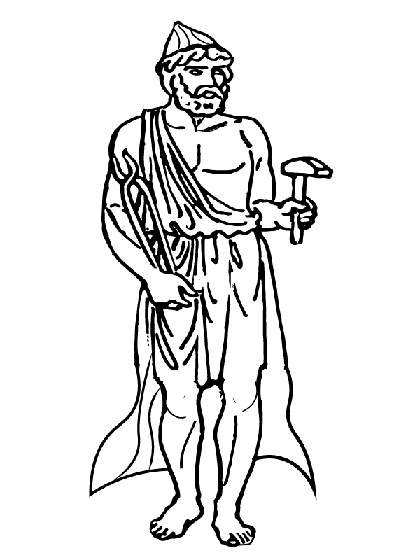 Hephaestus Coloring Pages Printable for Free Download