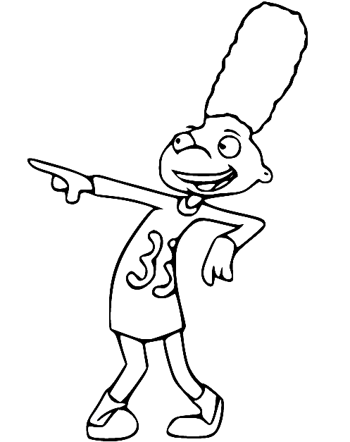 Hey Arnold! Coloring Pages Printable for Free Download