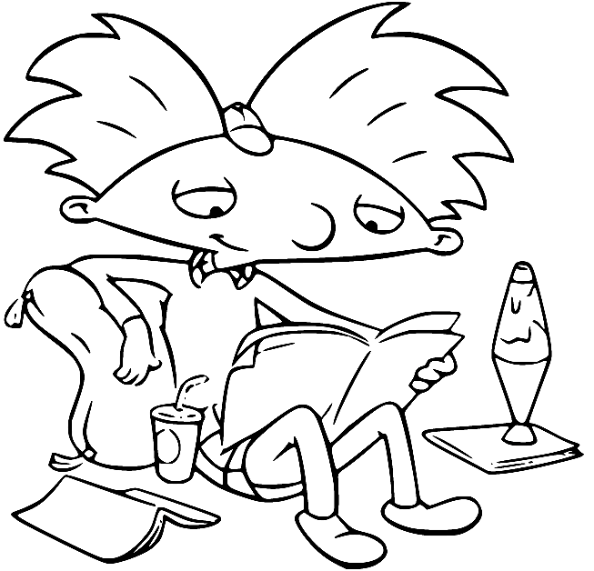 Hey Arnold Coloring Pages Printable For Free Download