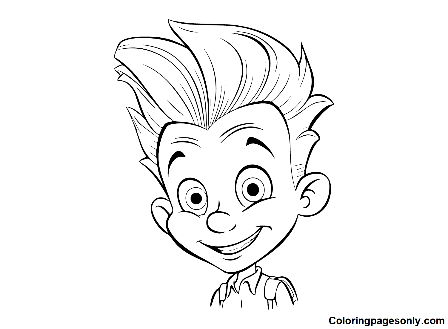 Jimmy Neutron Coloring Pages Printable For Free Download