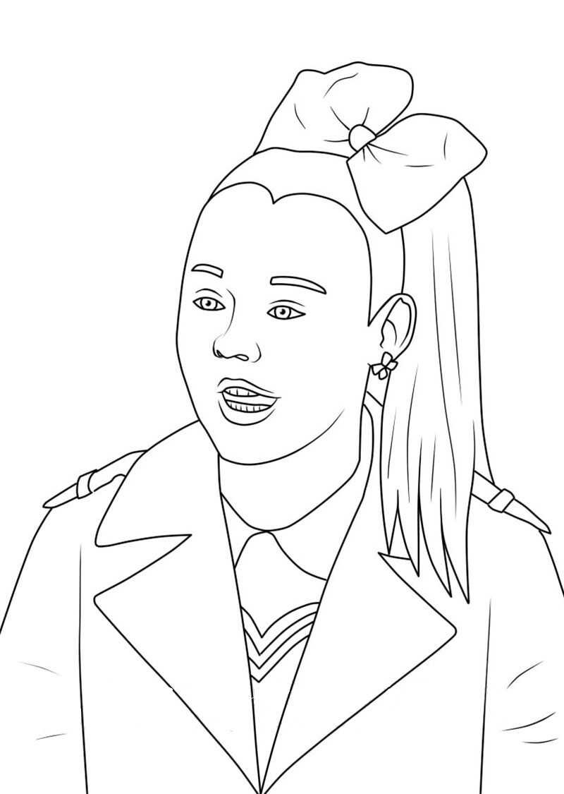 Jojo Siwa Coloring Pages Printable For Free Download