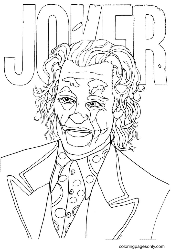 Joker Coloring Pages Printable for Free Download