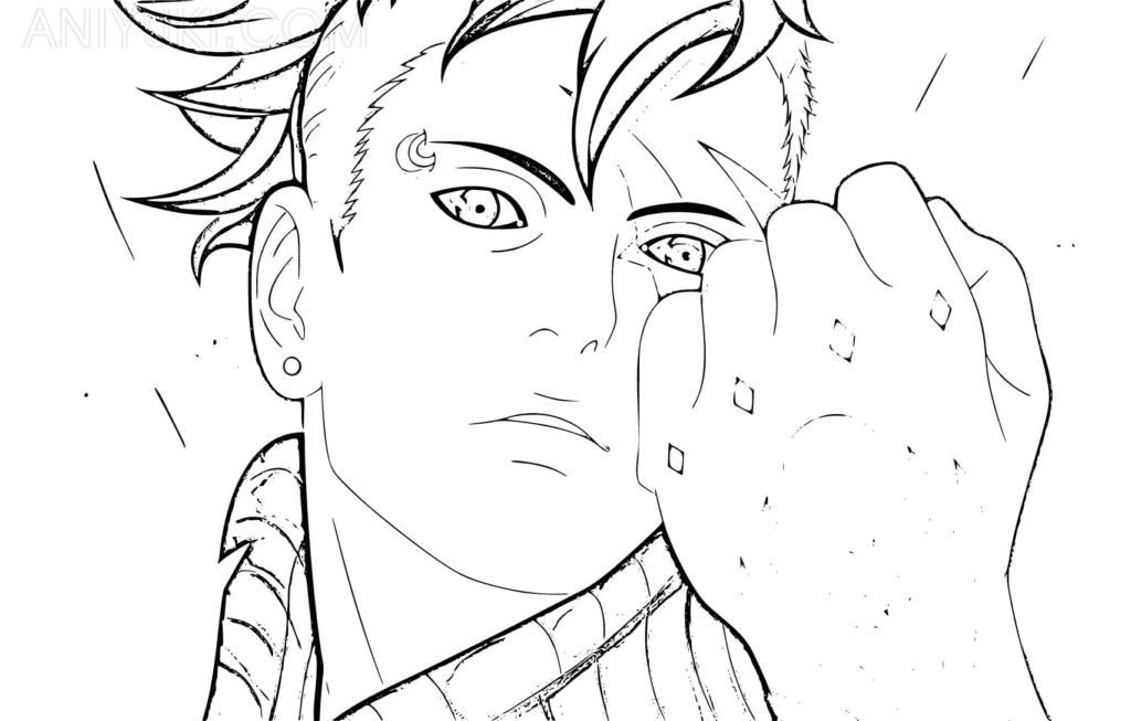 Kawaki Coloring Pages Printable for Free Download