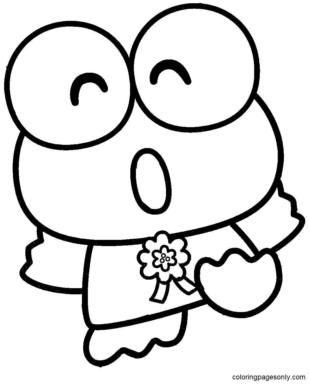 Keroppi Coloring Pages Printable For Free Download