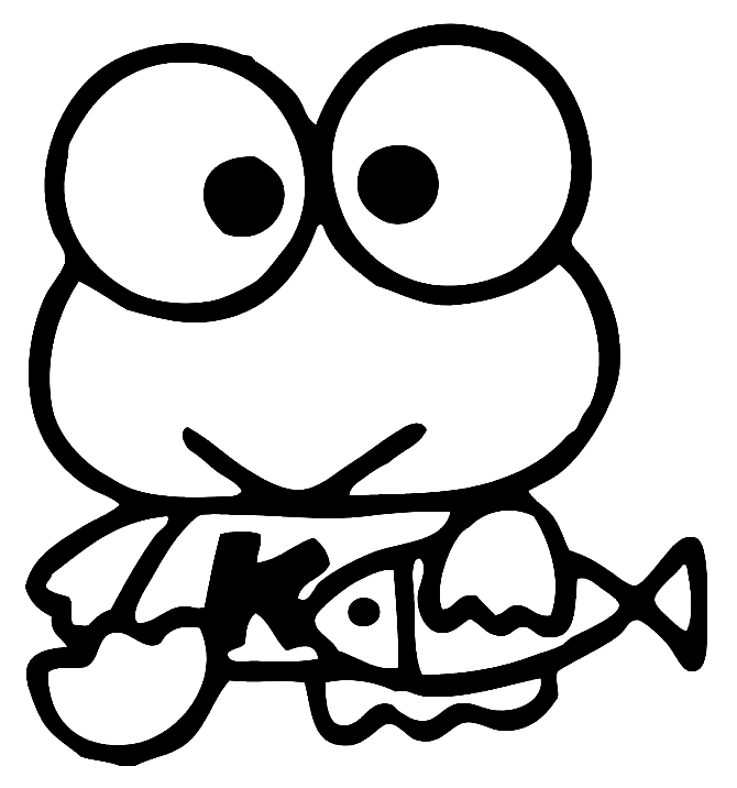 Keroppi Coloring Pages Printable For Free Download