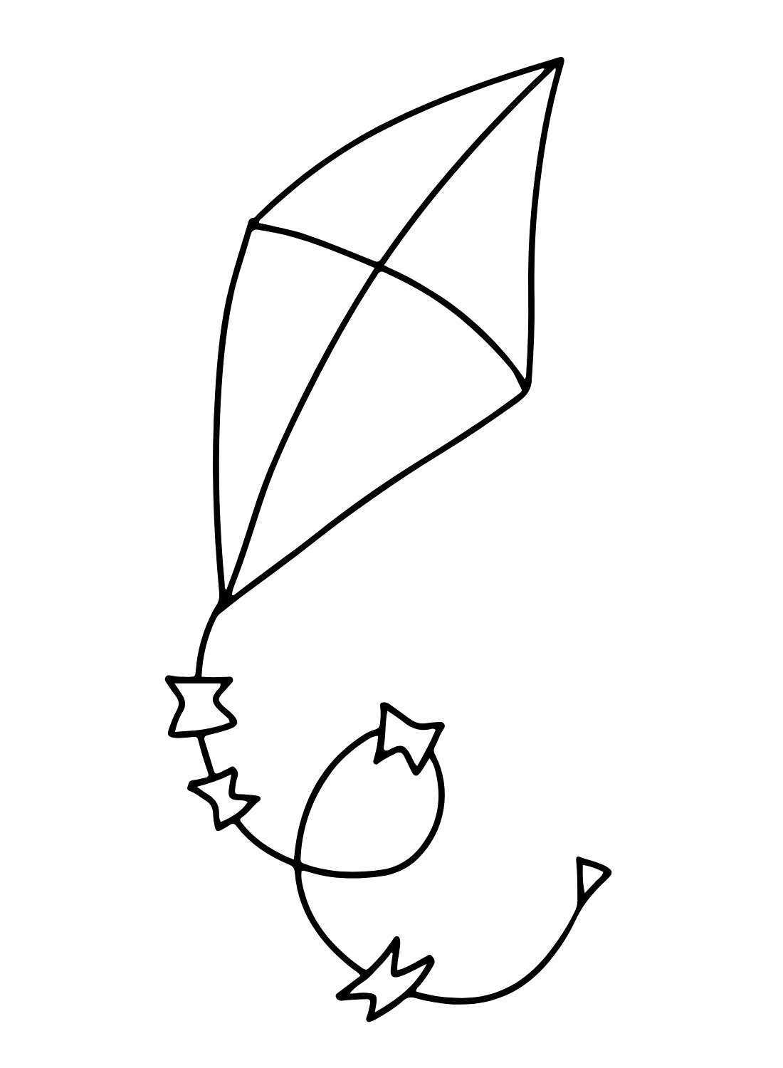 Kite Coloring Pages Printable for Free Download