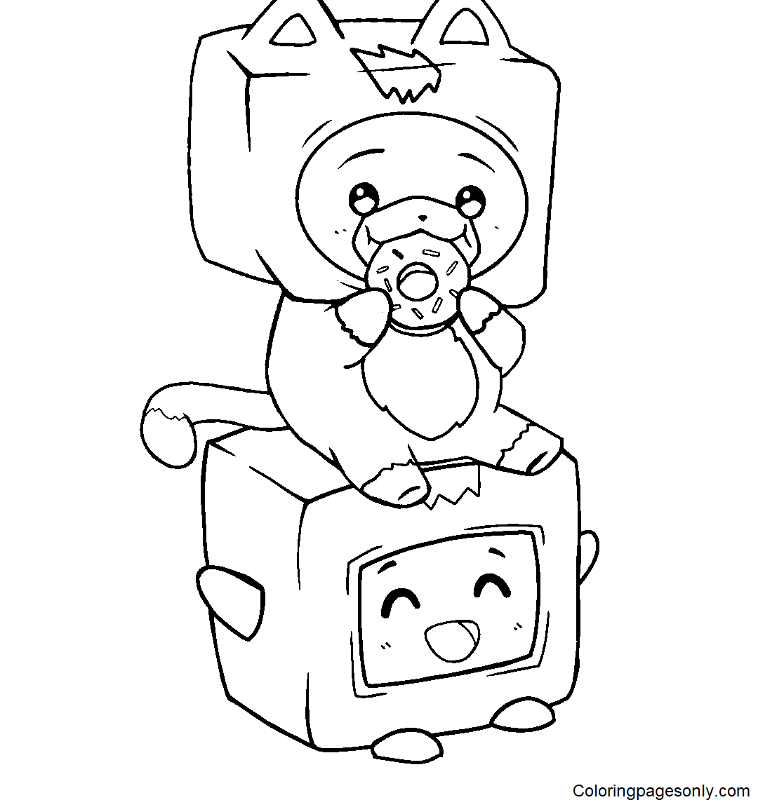 LankyBox Coloring Pages Printable for Free Download