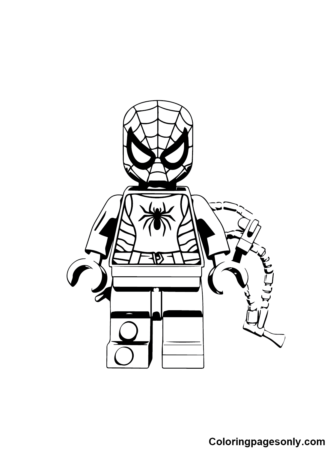 10 LEGO Spiderman Coloring Pages for Your Creative Kids