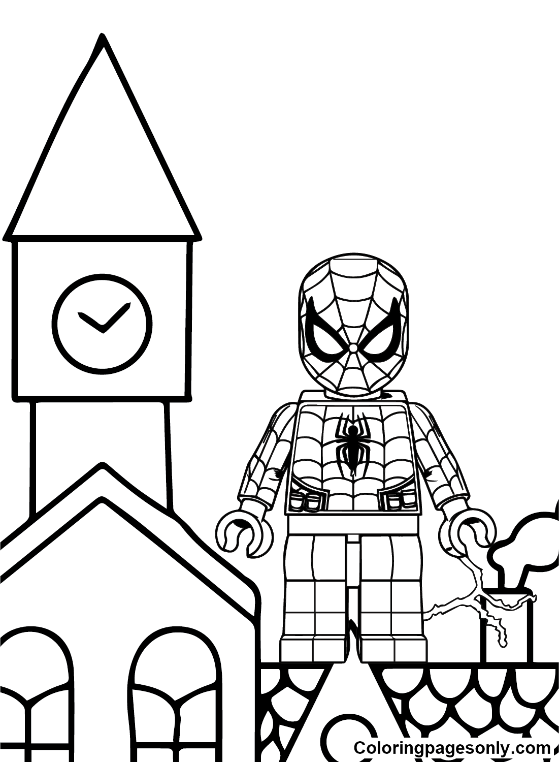 10 LEGO Spiderman Coloring Pages for Your Creative Kids