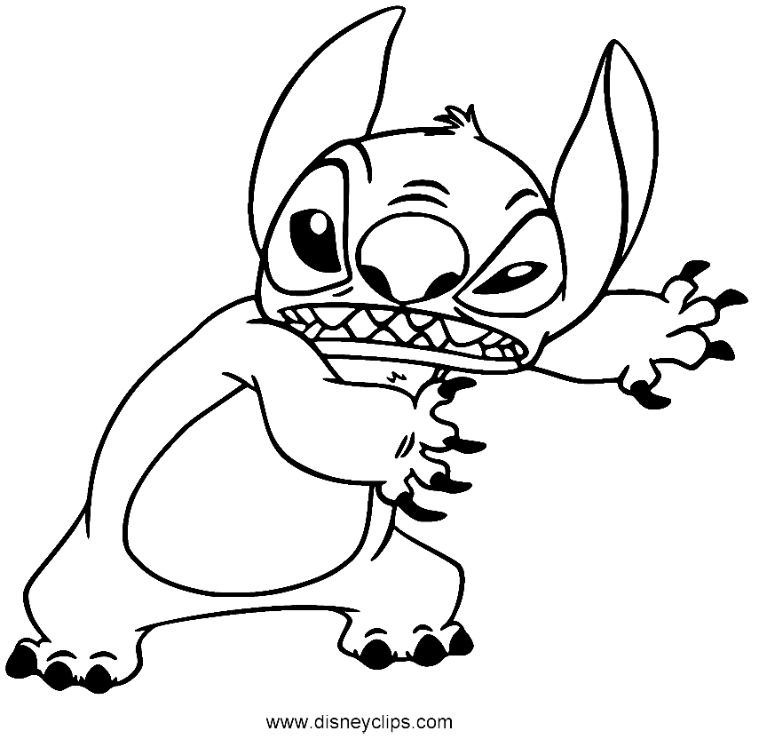 Lilo & Stitch Coloring Pages Printable for Free Download