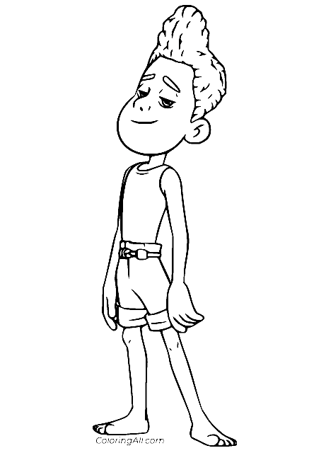 Luca Coloring Pages Printable for Free Download