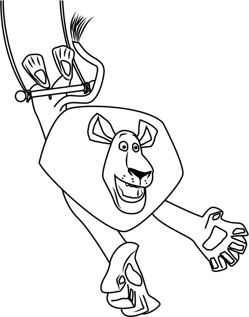 Madagascar Coloring Pages Printable For Free Download 7390