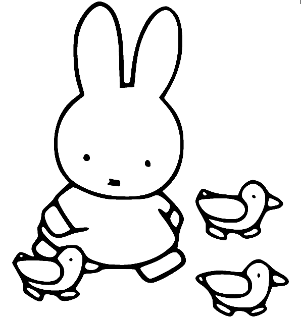 aggie coloring page miffy and friends