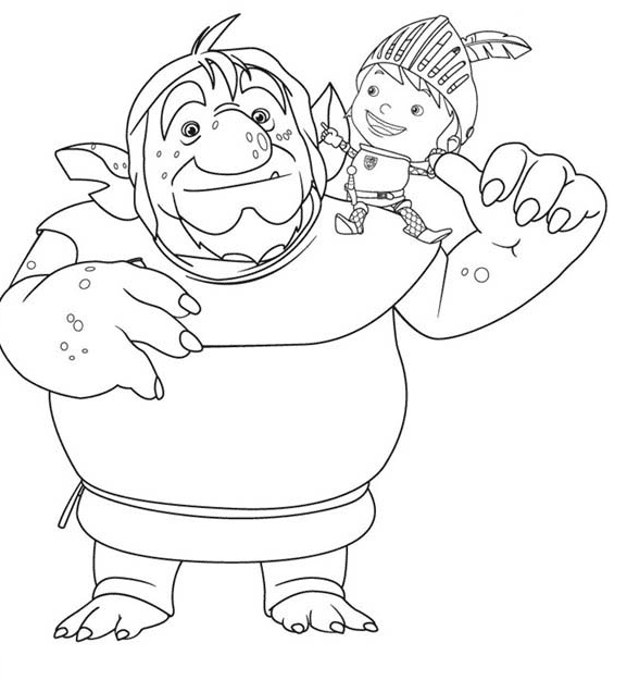 Mike the Knight Coloring Pages Printable for Free Download