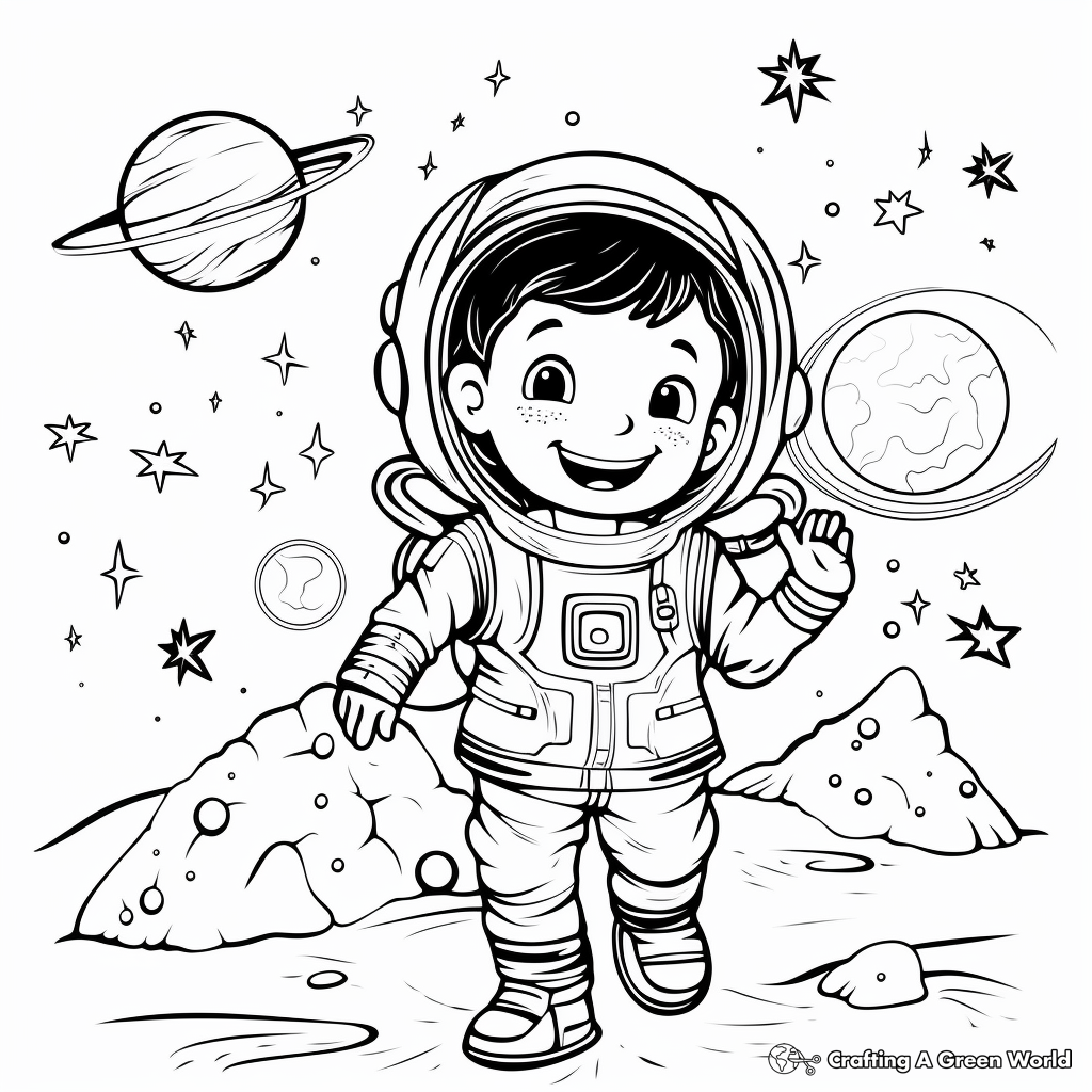 Milky Way Coloring Pages Printable for Free Download