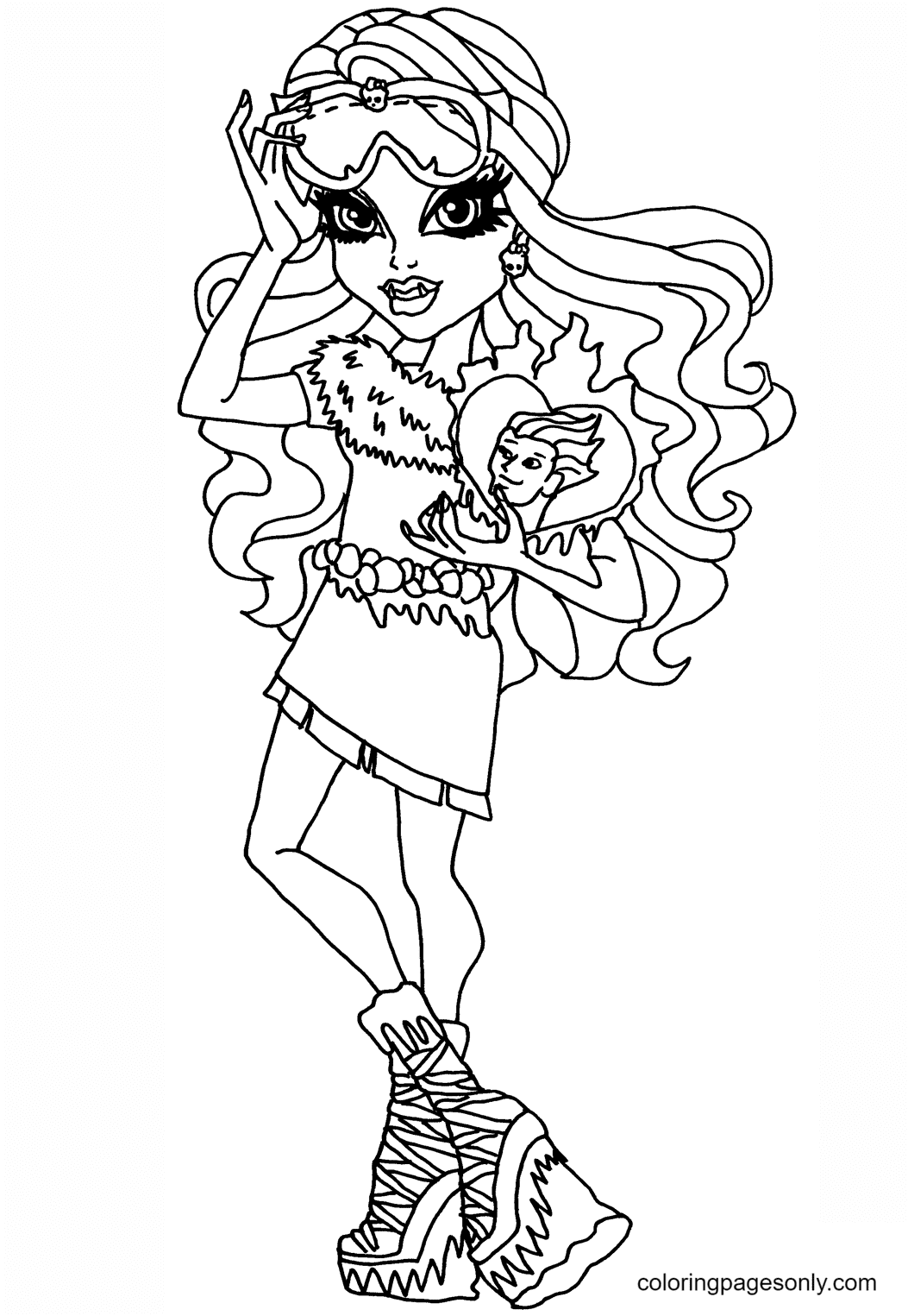 Monster High Coloring Pages Printable For Free Download