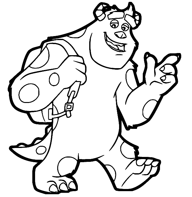 Monsters University Coloring Pages Printable for Free Download