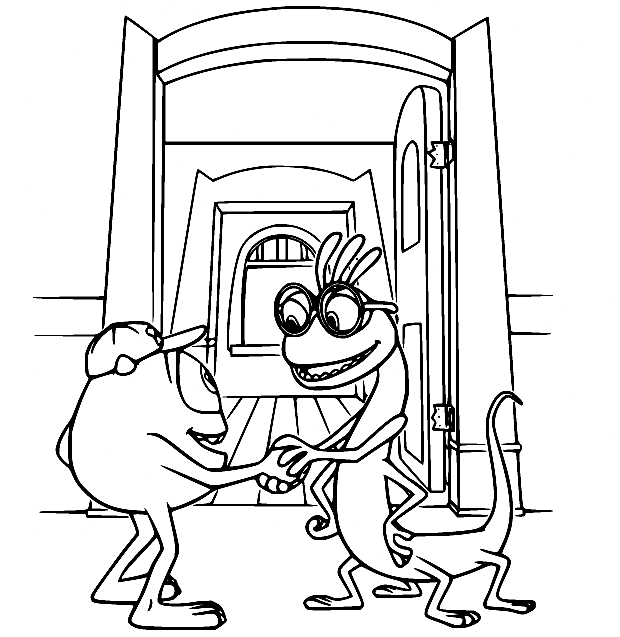 Monsters University Coloring Pages Printable for Free Download