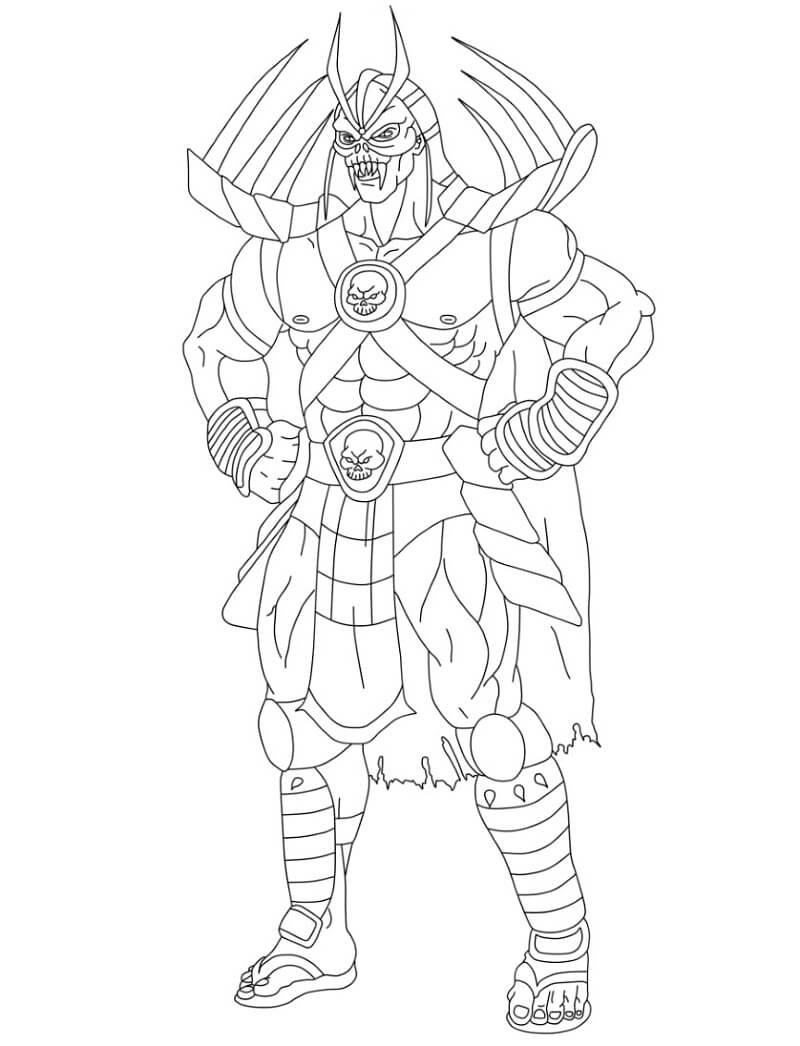 Mortal Kombat Coloring Pages Printable for Free Download