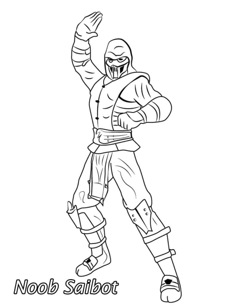 Mortal Kombat Coloring Pages Printable for Free Download