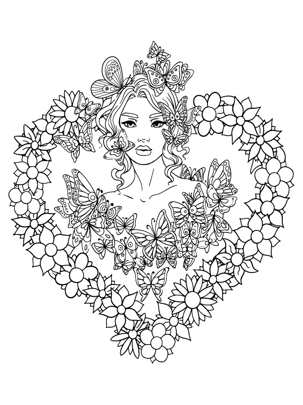 Mother Nature Coloring Pages Printable for Free Download