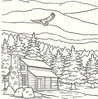 Mountains Coloring Pages Printable for Free Download