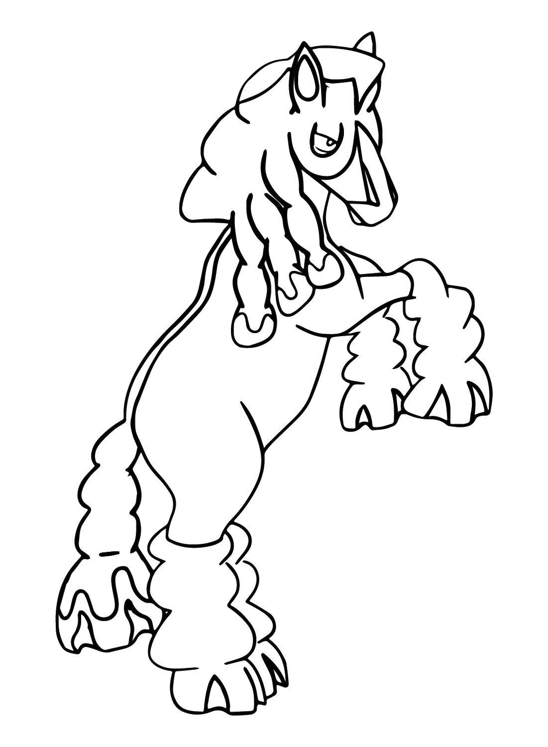 mudsdale coloring page hard pokemon