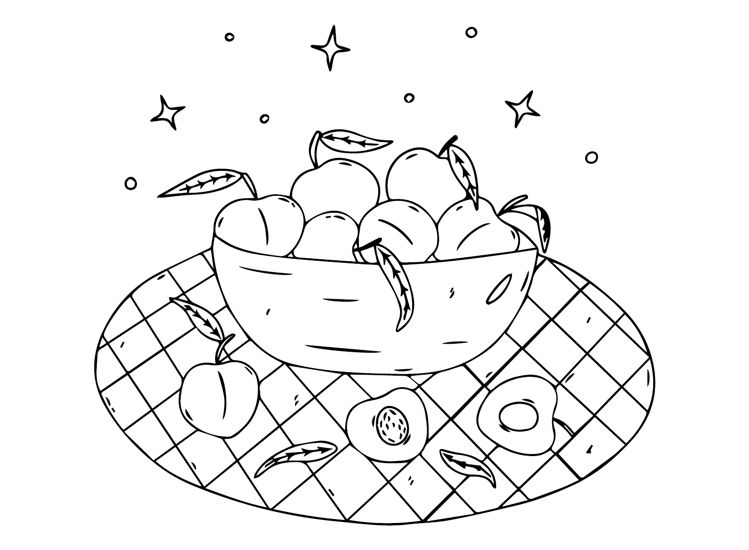 Nectarine Coloring Pages Printable For Free Download