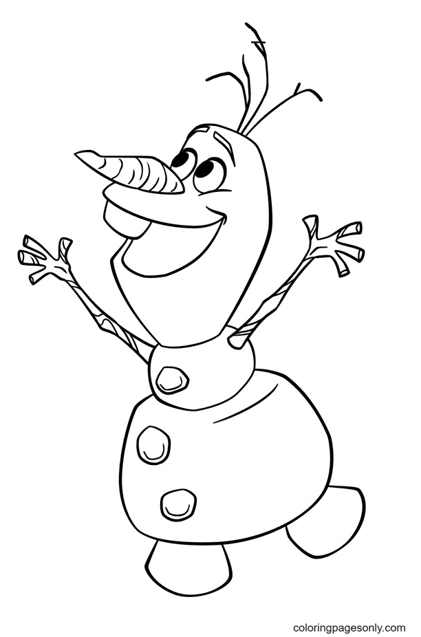 Olaf Coloring Pages Printable for Free Download