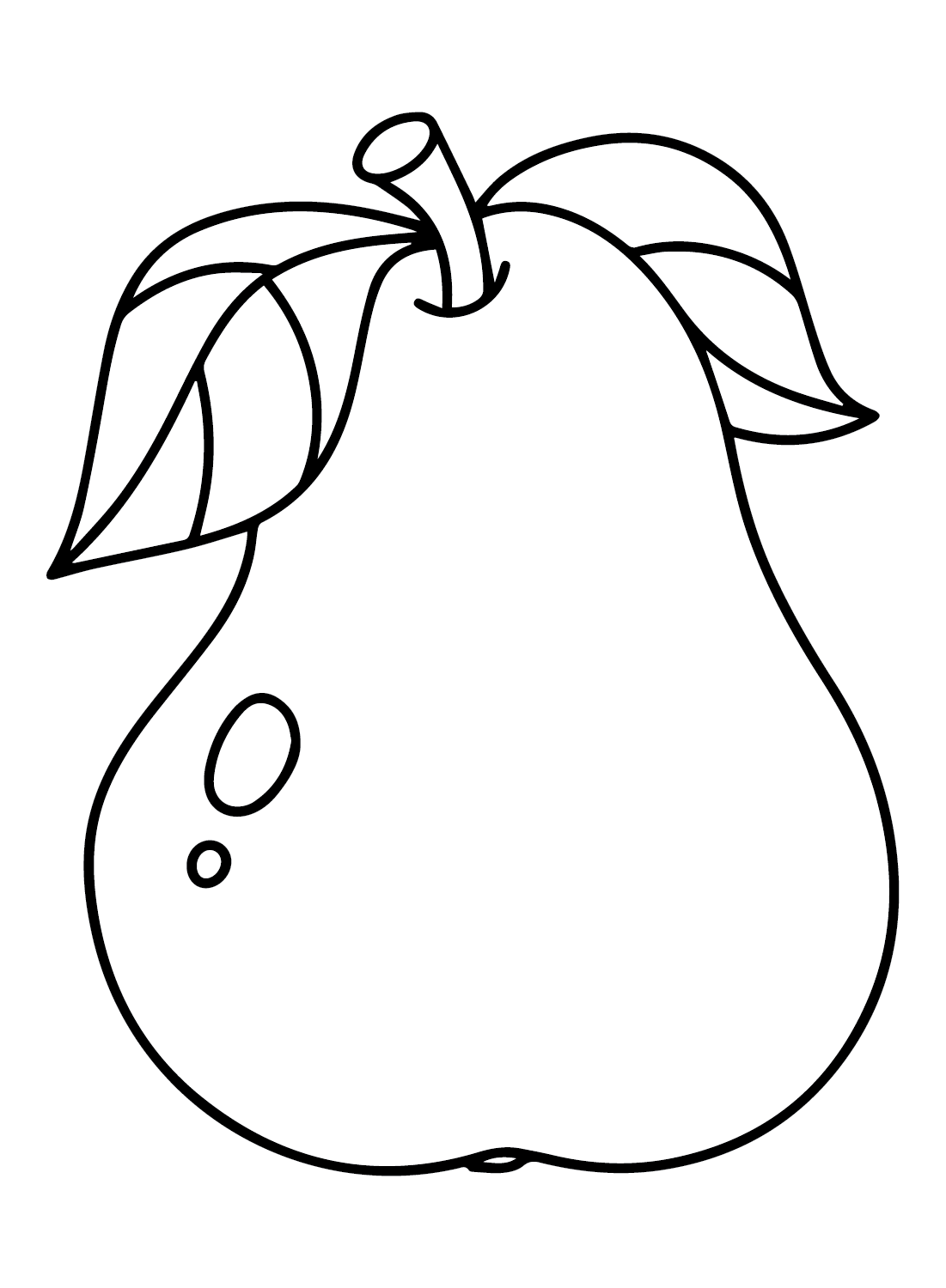 Pears Coloring Pages Printable for Free Download