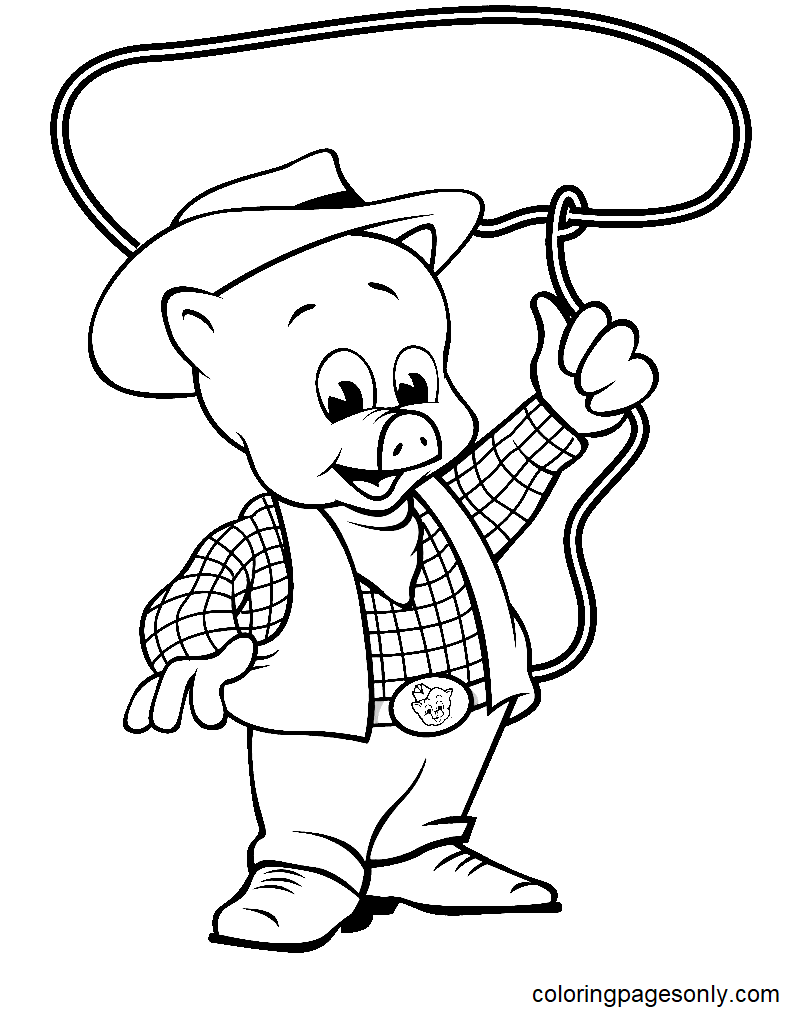 Piggly Wiggly Coloring Pages Printable for Free Download