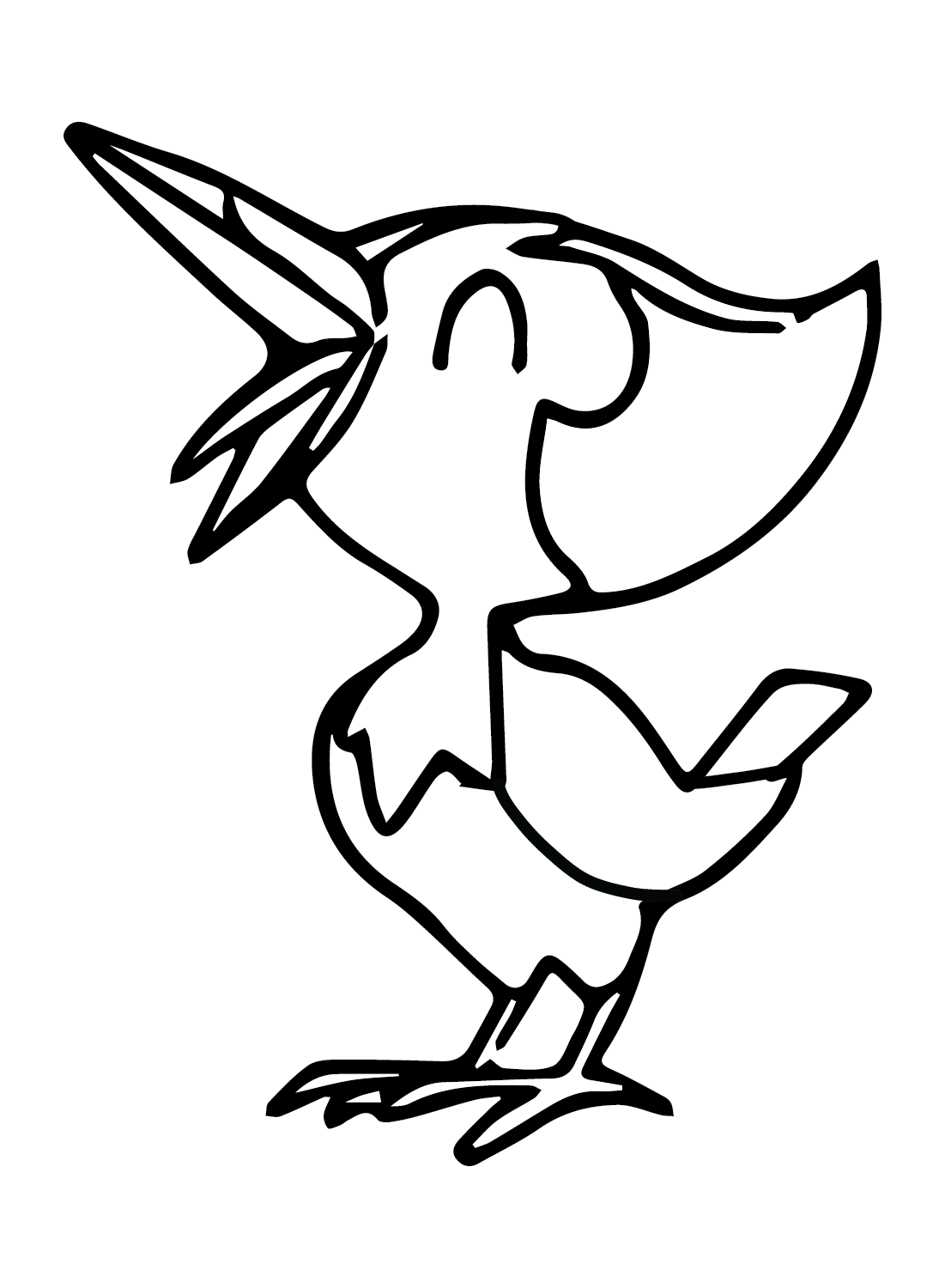 Pikipek Coloring Pages Printable for Free Download