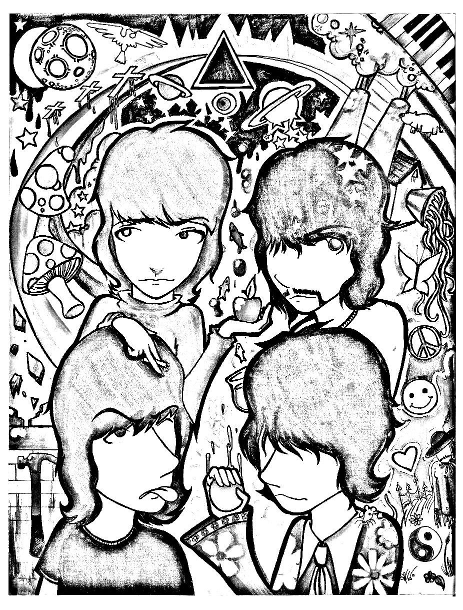 Pink Floyd Coloring Pages Printable for Free Download