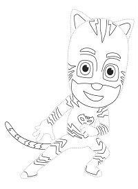 PJ masks Coloring Pages Printable for Free Download