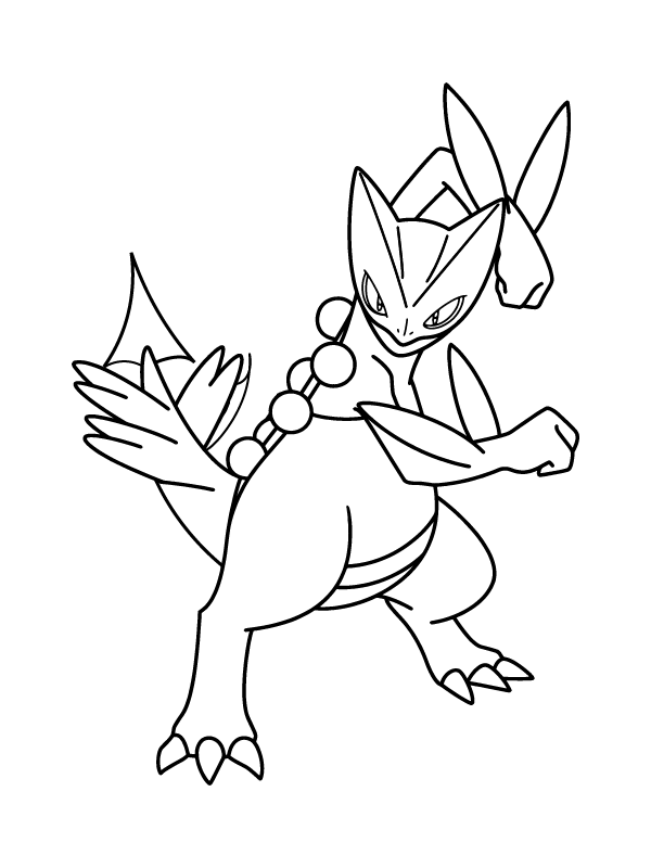 Pokemon Mega Evolution Coloring Pages Printable For Free Download 5317