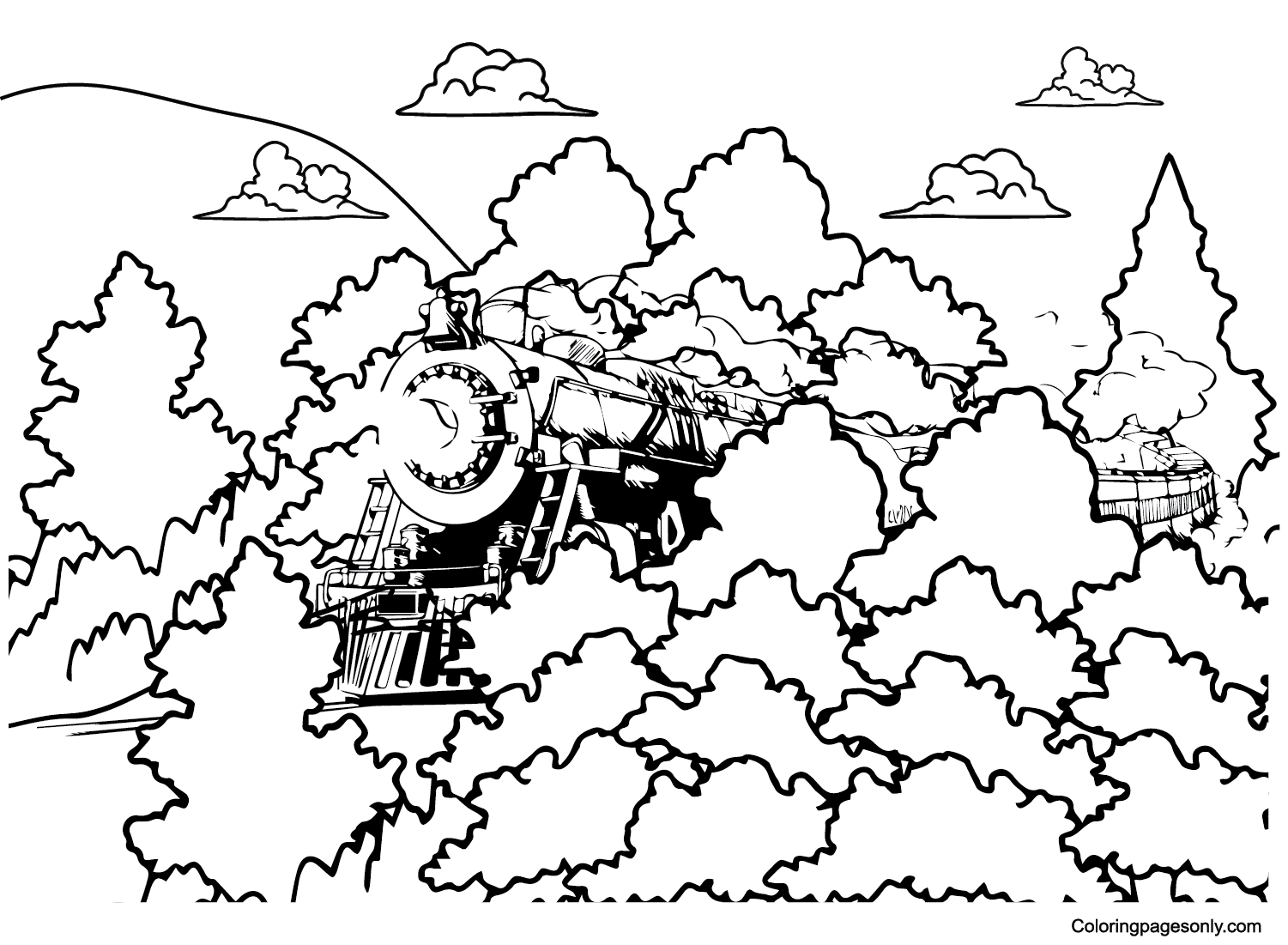 Polar Express Coloring Pages Printable For Free Download