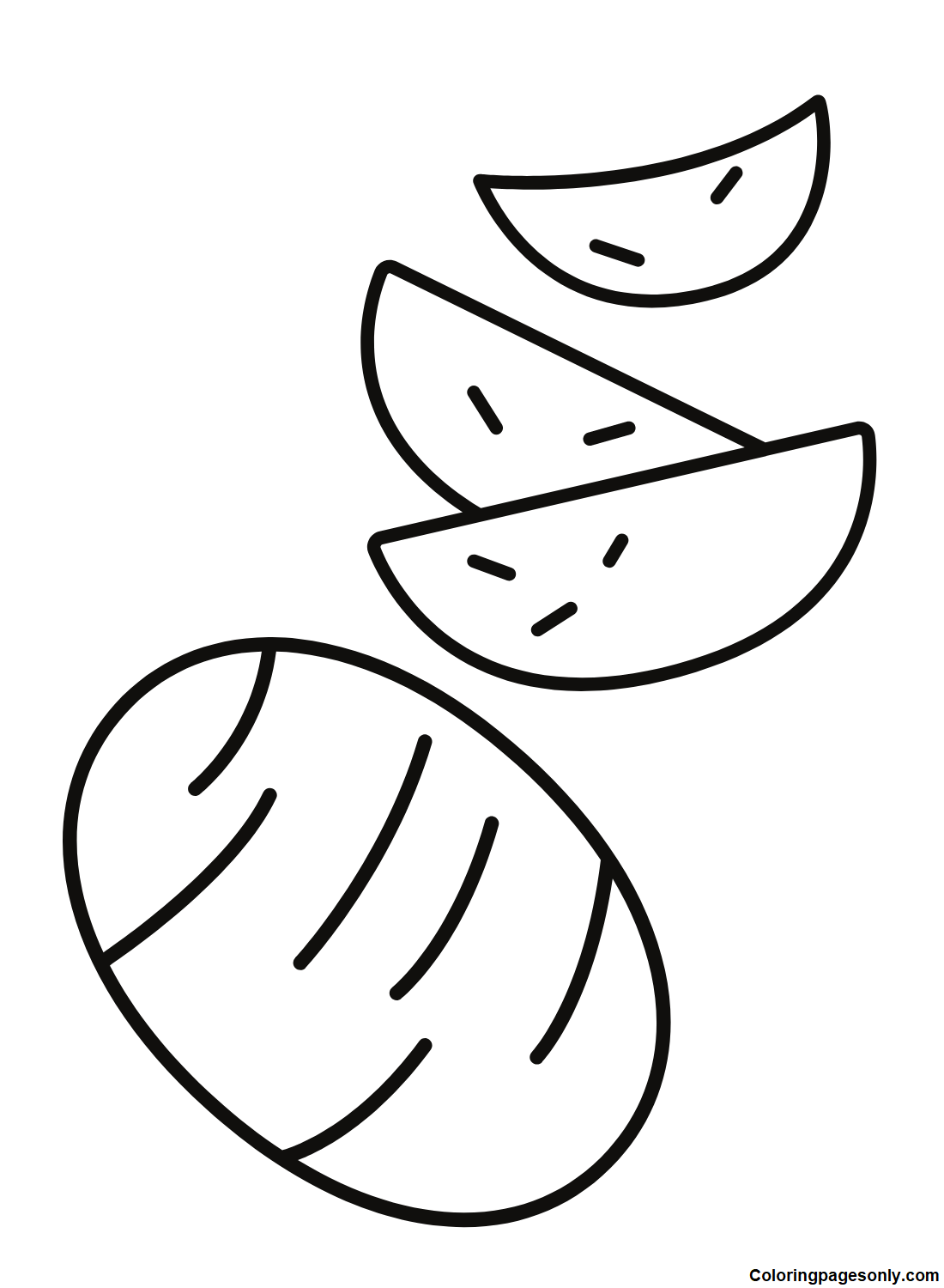 Potato Coloring Pages Printable for Free Download