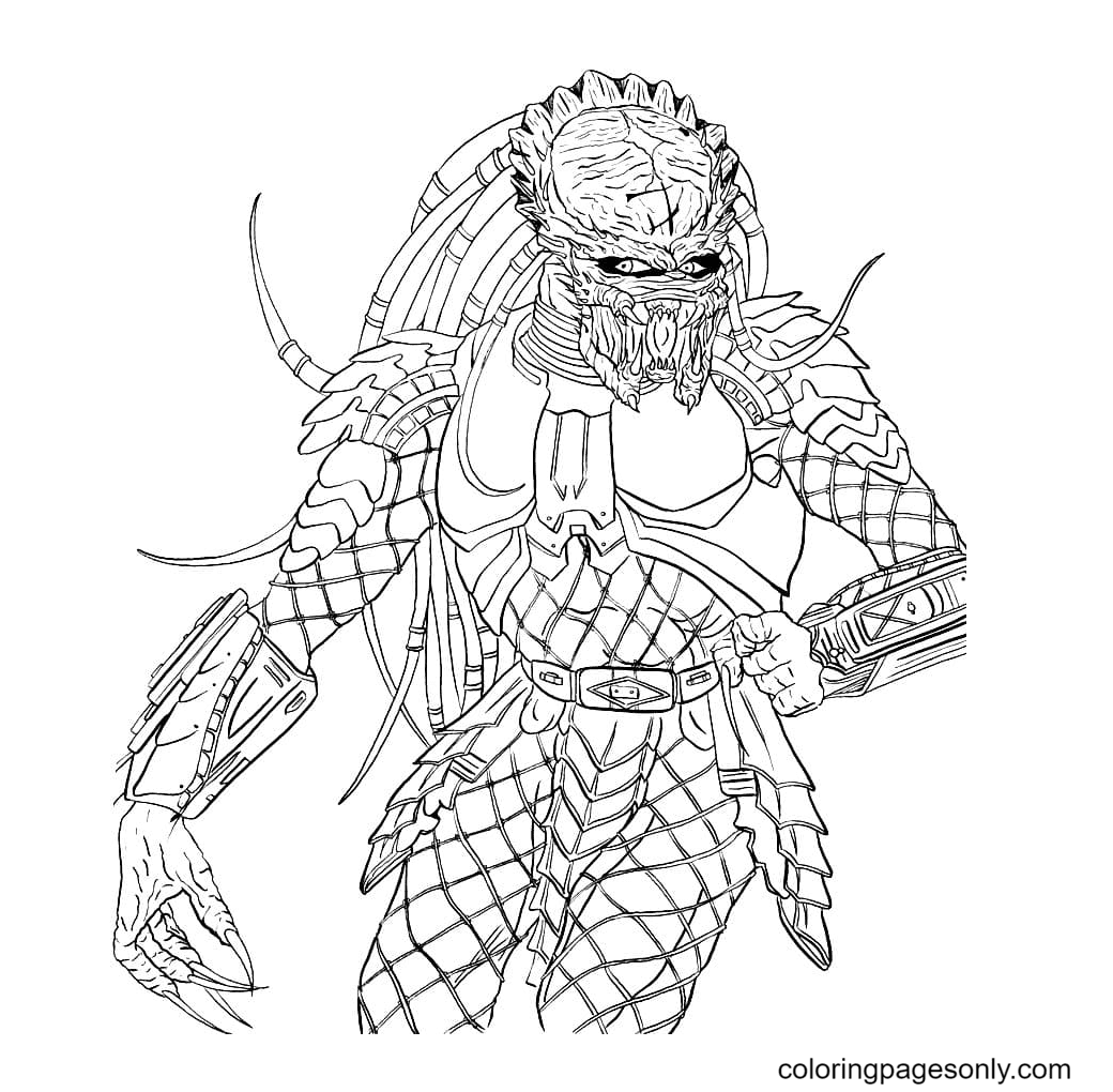 Predator Coloring Pages Printable for Free Download