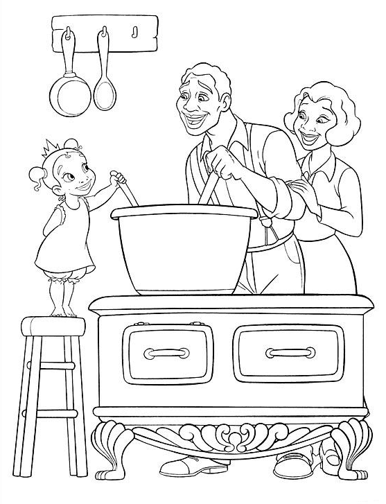 eudora coloring page ideas the princess and the frog