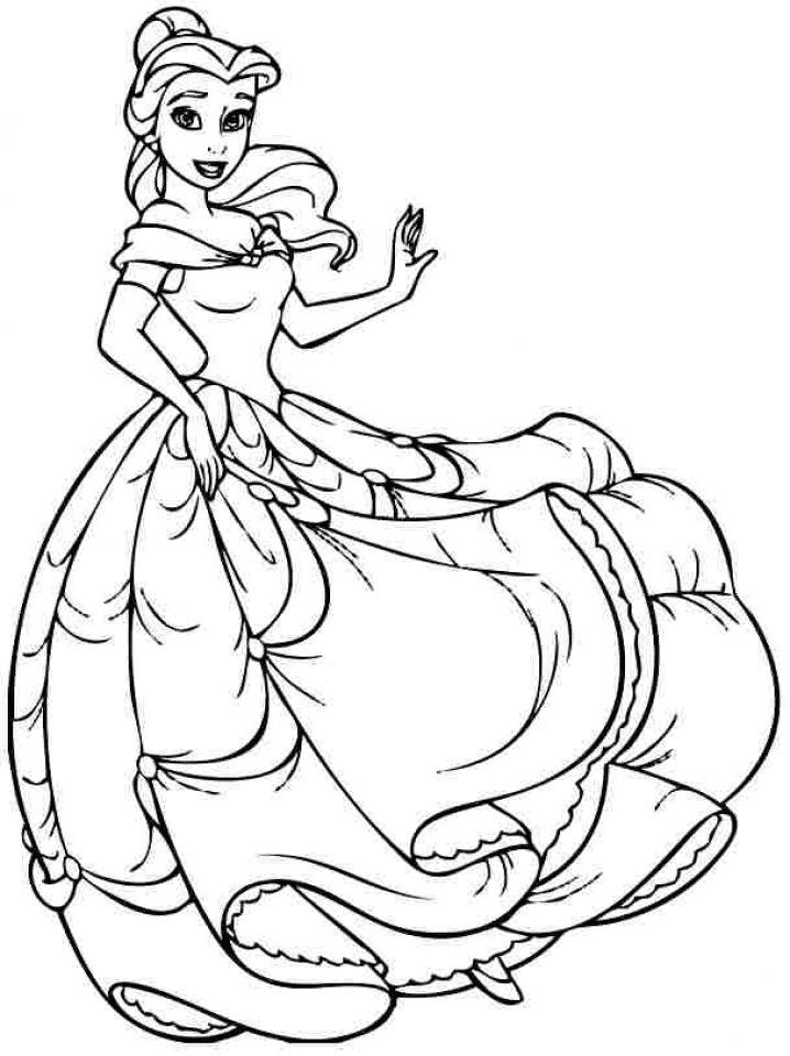 Princess Coloring Pages Printable for Free Download