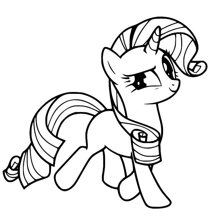 Rarity Coloring Pages Printable for Free Download