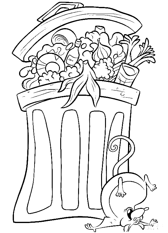 Remy Coloring Pages - Free Ratatouille Coloring Pages Printables