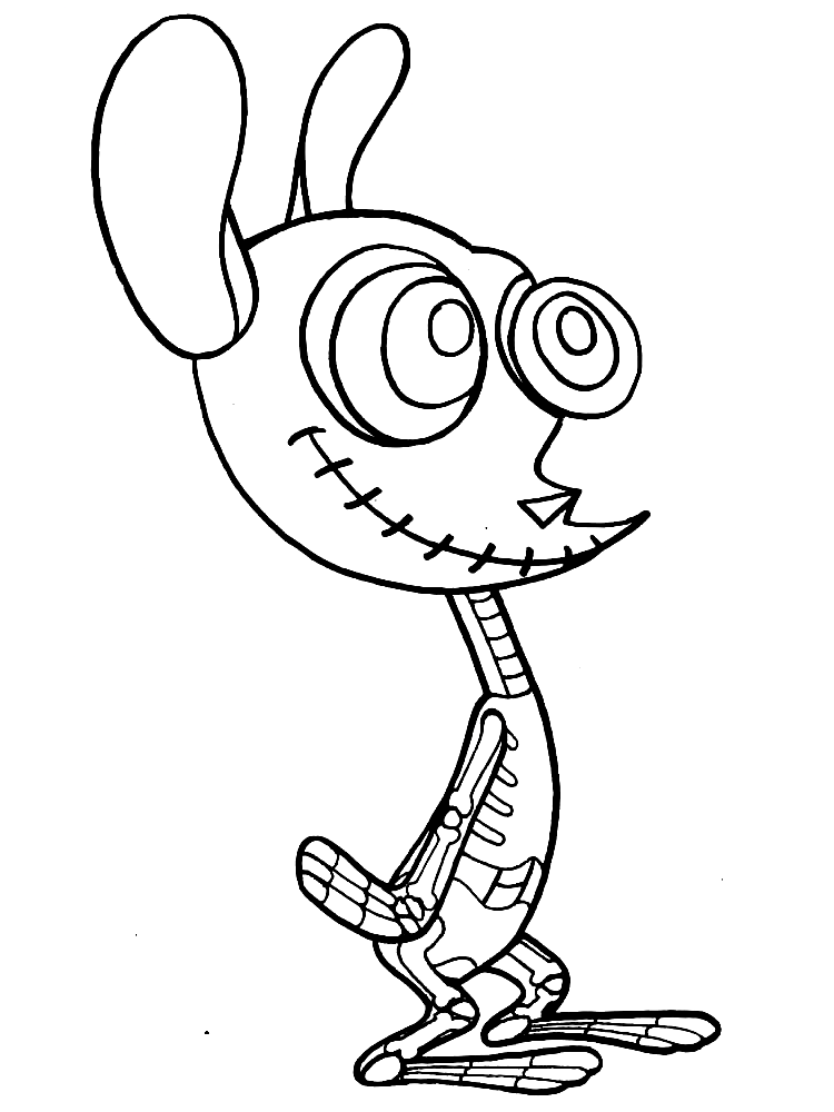 Ren and Stimpy Coloring Pages Printable for Free Download