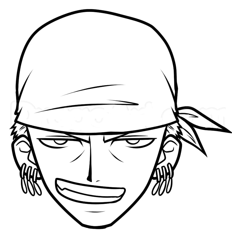 Roronoa Zoro Coloring Pages Printable for Free Download