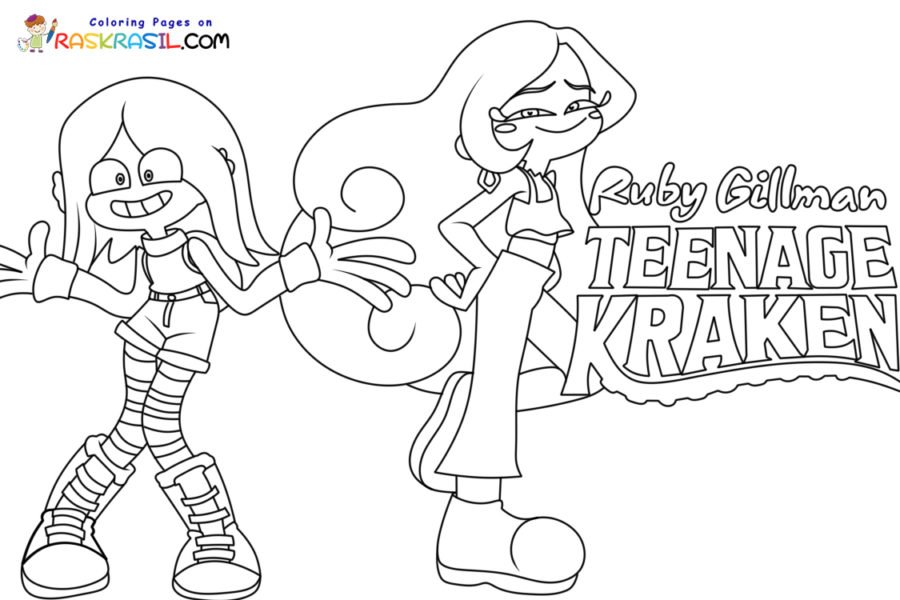 Ruby Gillman Coloring Pages Printable For Free Download