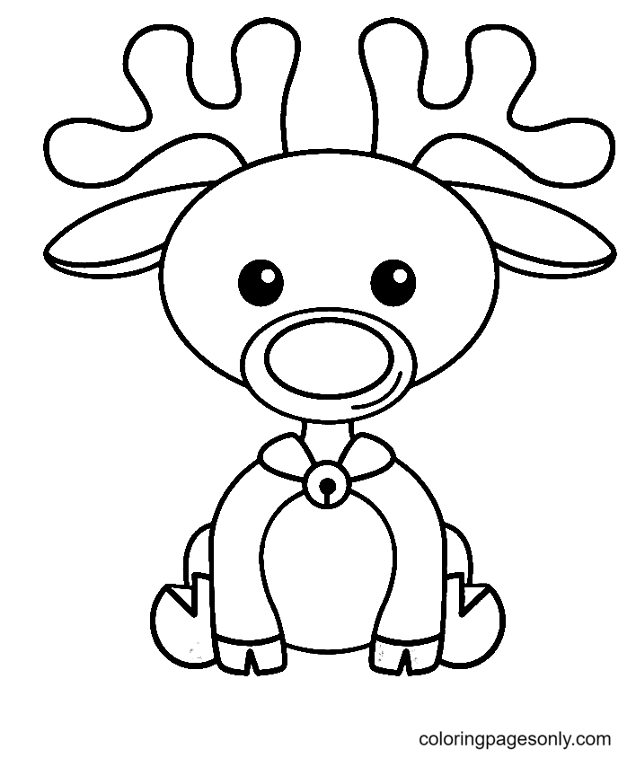 Rudolph Coloring Pages Printable for Free Download