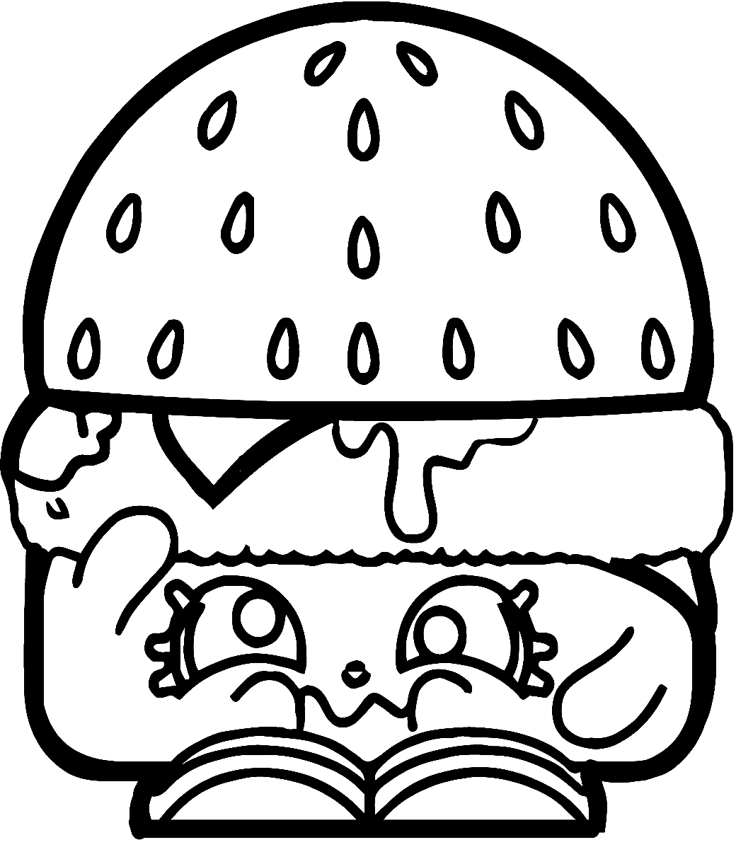 Shopkins Coloring Pages Printable for Free Download