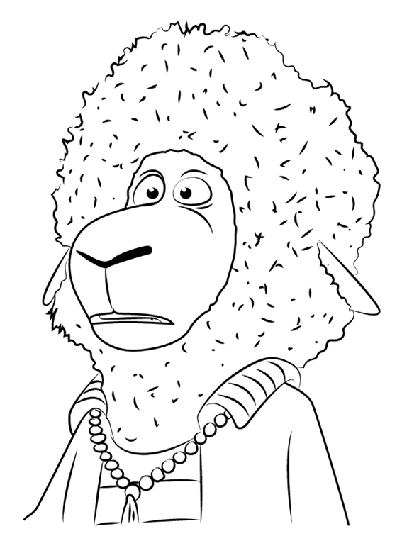 Sing Coloring Pages Printable for Free Download