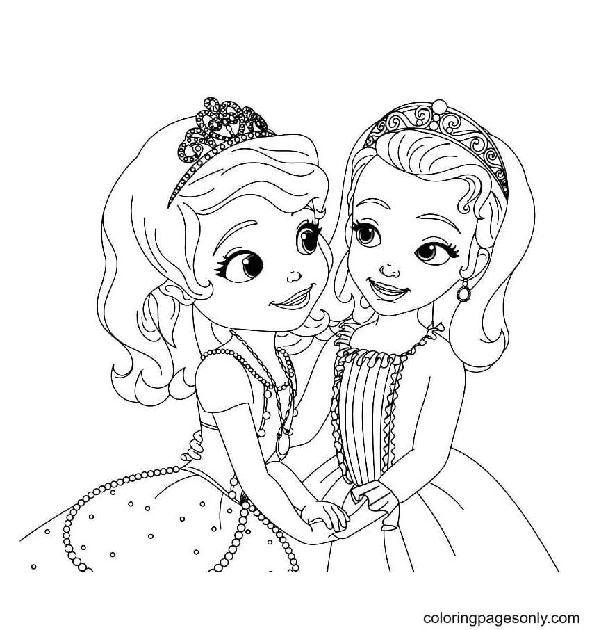 Sofia The First Coloring Pages Printable For Free Download